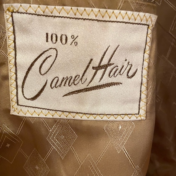 Men’s Camel Hair Full Length Tailored Coat - Picture 2 of 3